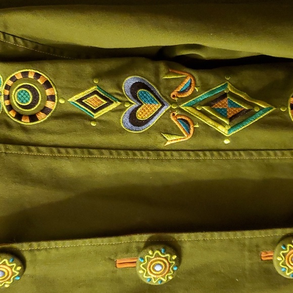 Bob Mackie Vintage Wearable Art Jacket Sz M - Picture 4 of 8